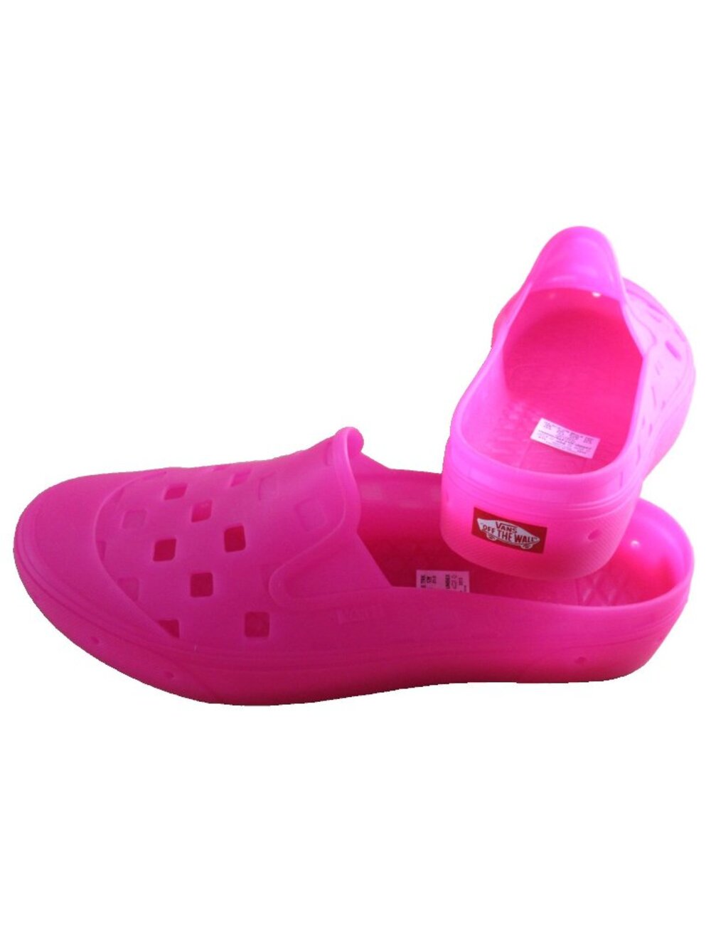 Vans Men's Slip On Mule Trek Hot Pink Rubber Water Shoes Size 13 NEW - Picture 6 of 7